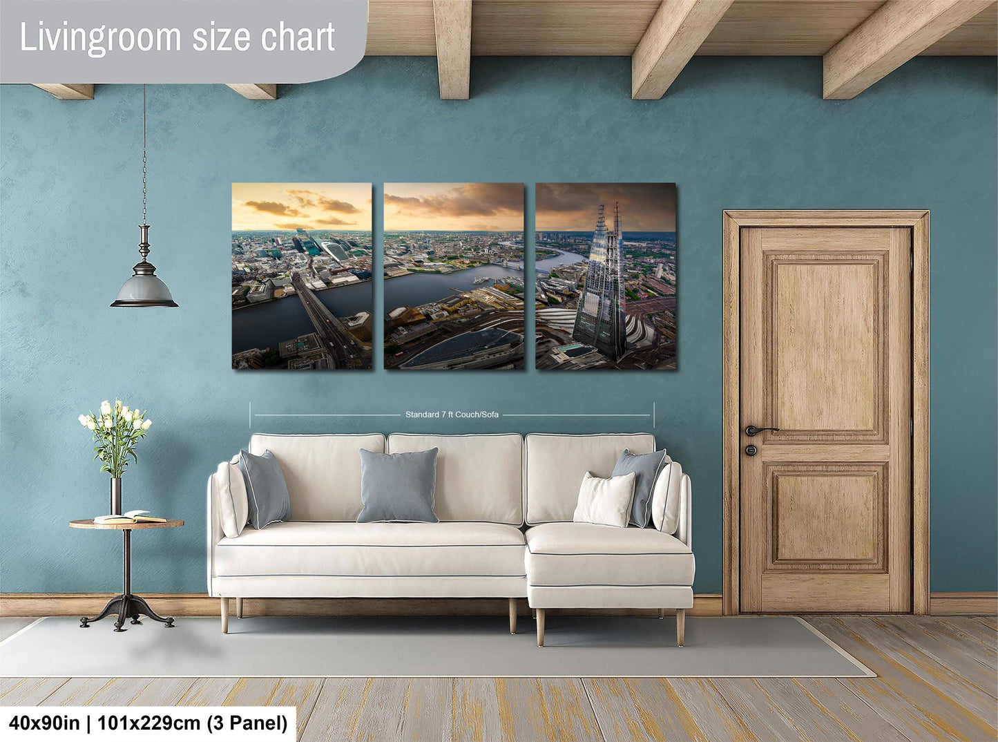 London Wall Art - Tower Bridge Art with Sunset Cityscape Decor | Made to Order Print