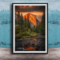 Yosemite Wall Decor – El Capitan Print on Premium Photo Paper | Scenic Landscape Art