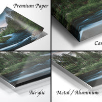 Yosemite Landscape Print – El Capitan Photo | Merced River Art & Western Wall Decor