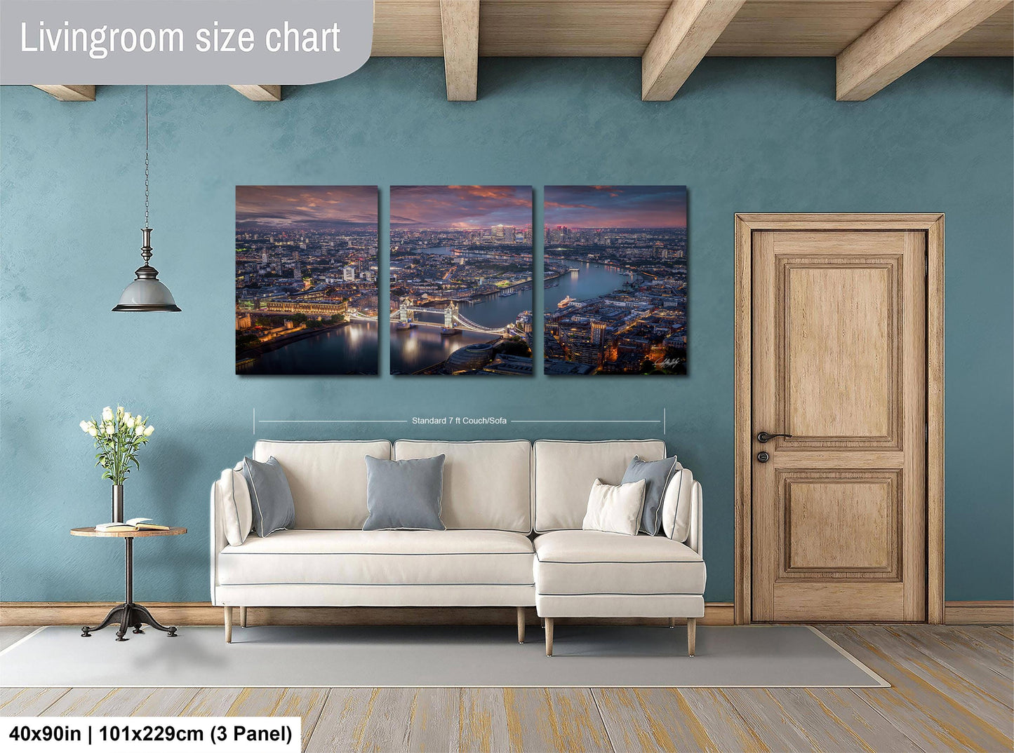 Tower Bridge Print – London Wall Art | Iconic City Skyline Poster at Sunset
