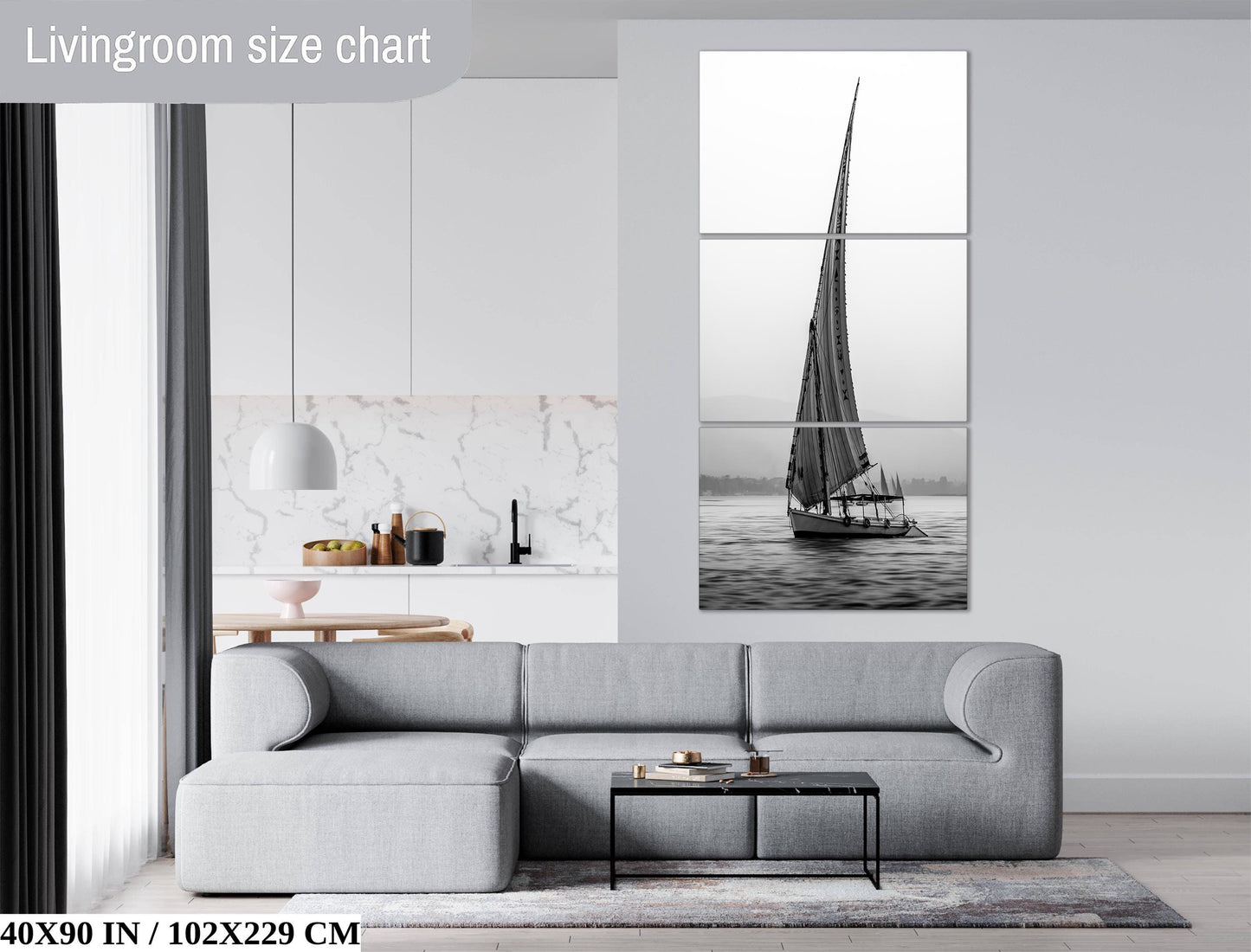 This luxury black and white fine art photograph captures a felucca sail boat drifting along the Nile River at sunset near Luxor, Egypt. Soft fog and minimalist composition create a timeless, monochrome aesthetic rooted in Egyptian river culture. Ideal for collectors and interior designers seeking refined, museum-quality wall art that embodies elegance, simplicity, and enduring calm.