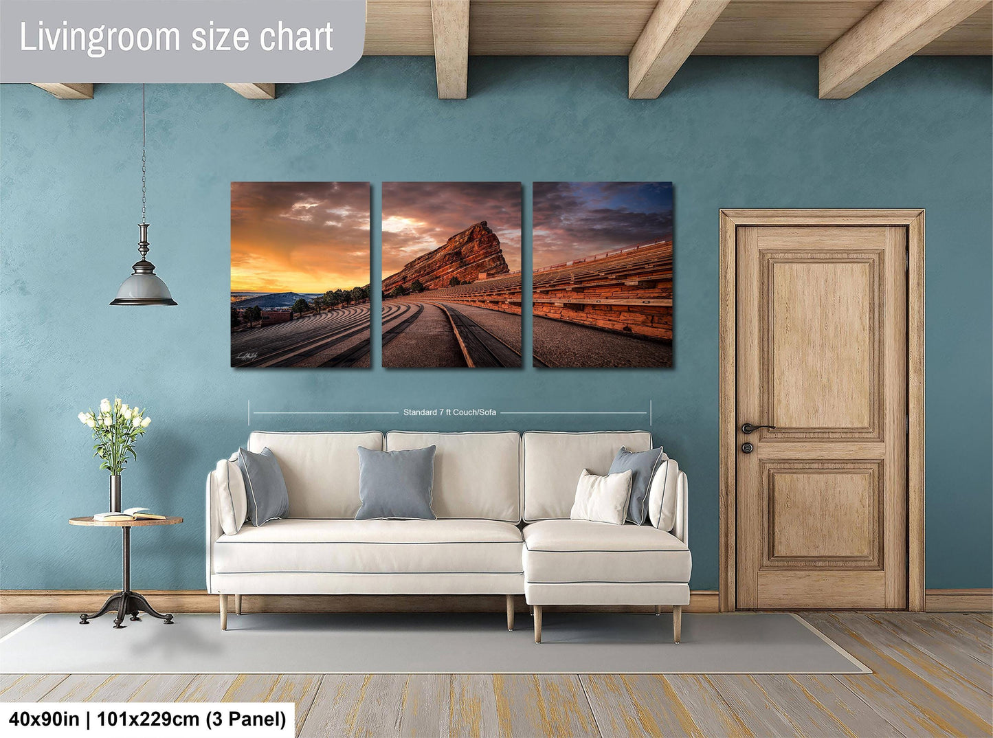 Red Rocks Print – Sunrise Landscape Colorado Fine Art | Special Edition, Custom Made Artwork