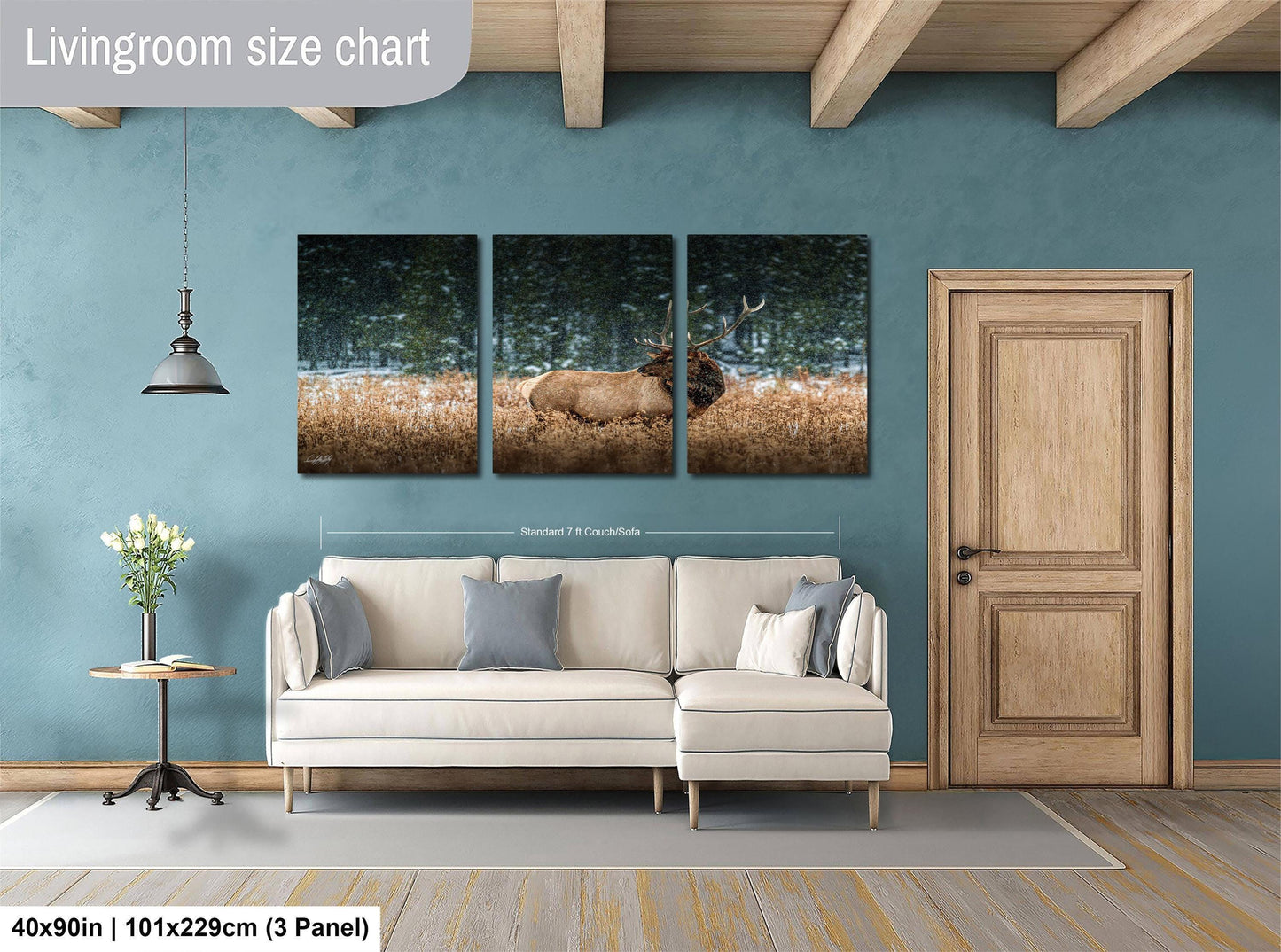 Rustic Bull Elk Poster - Rocky Mountain Art | Wildlife Photography Print