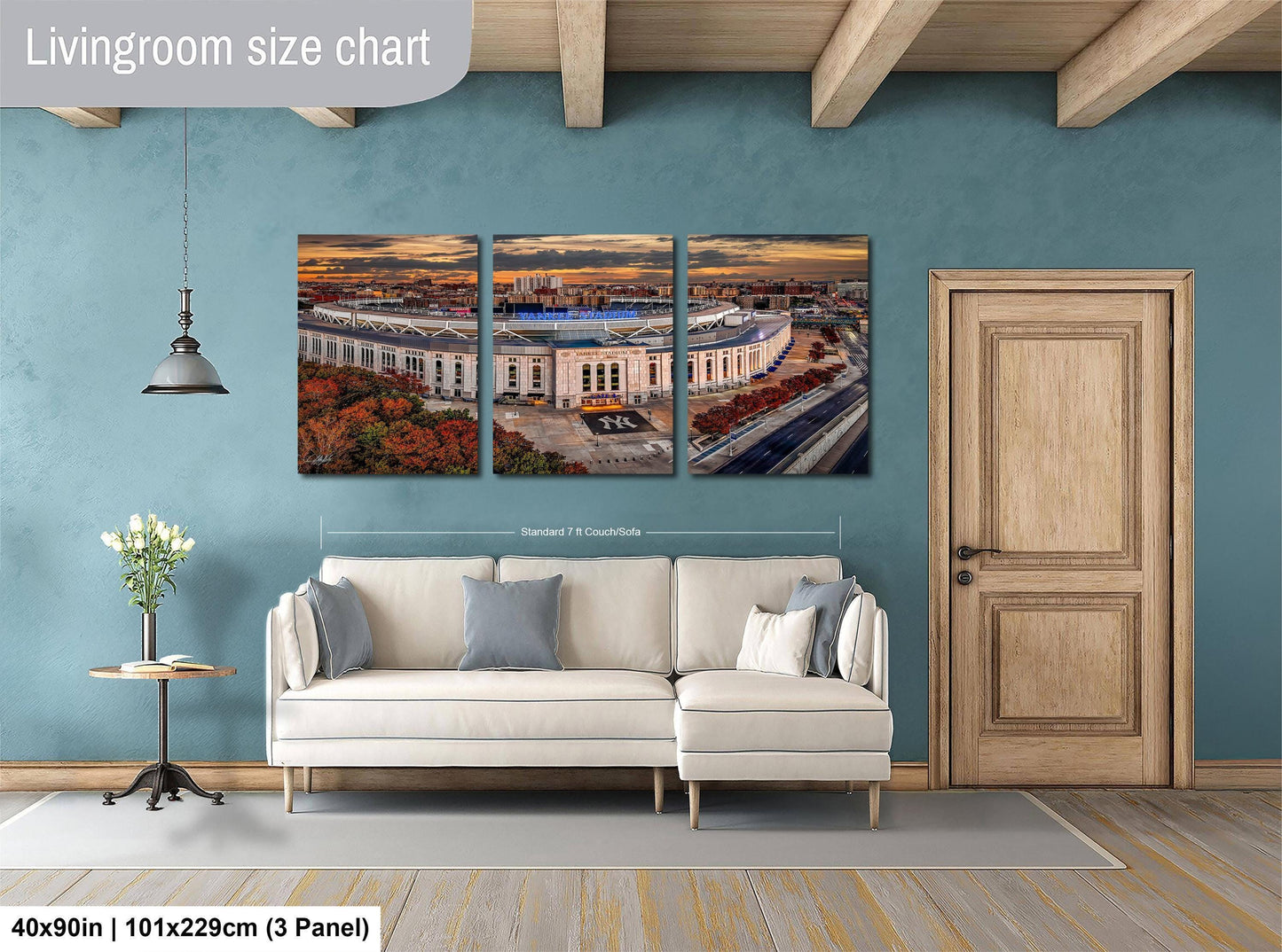 Yankee Stadium Wall Art – Autumn Baseball Decor | Special Edition Print