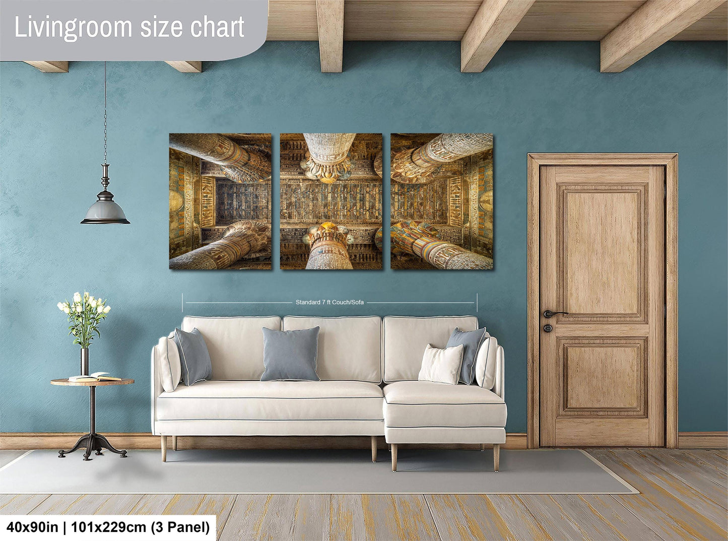 Esna Temple Wall Decor – Ancient Egyptian Columns | Special Edition