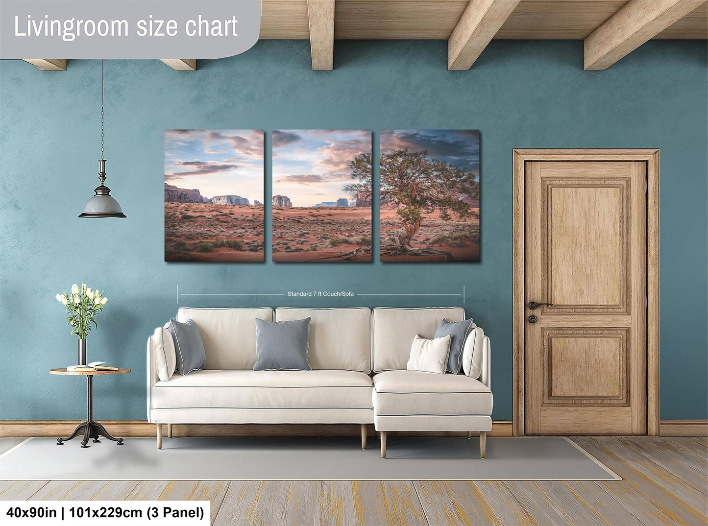 Monument Valley Print - Southwestern Desert Wall Art | Sunrise Landscape Photo