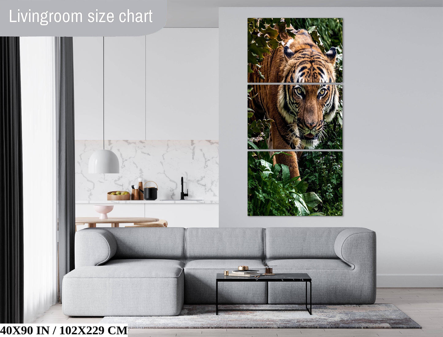 Sumatran Tiger Wall Art | Special Edition Print, Tropical Wall Decor & Exotic Animal