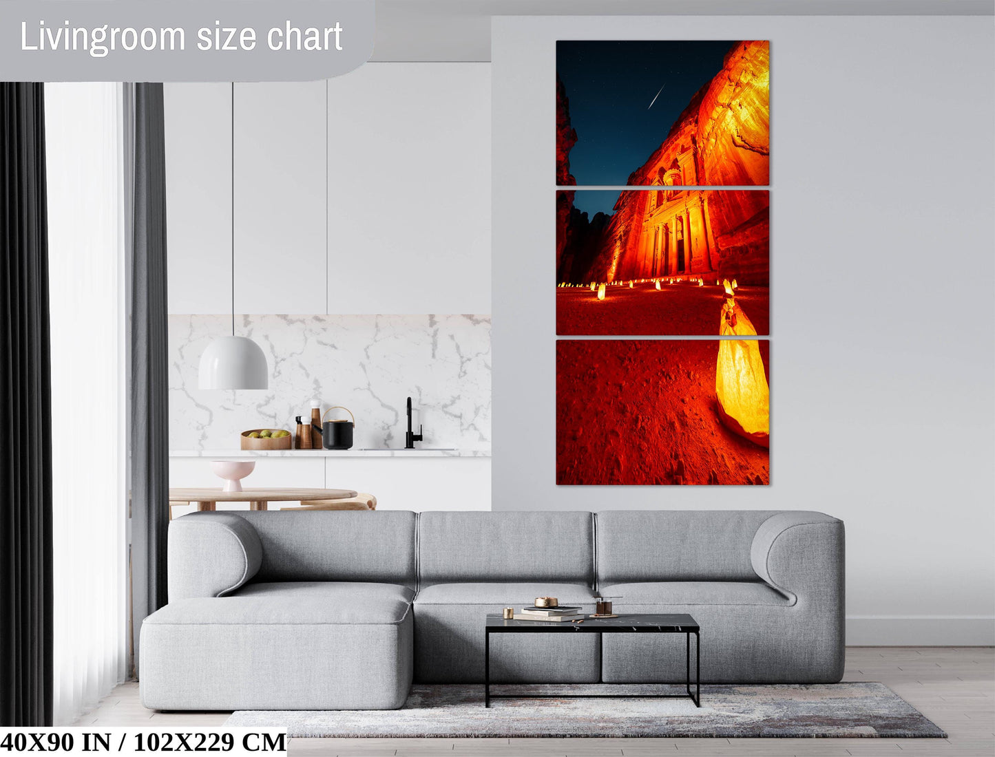 Petra Candlelight Print – Desert Fine Art Photography | Rose City Wall Art
