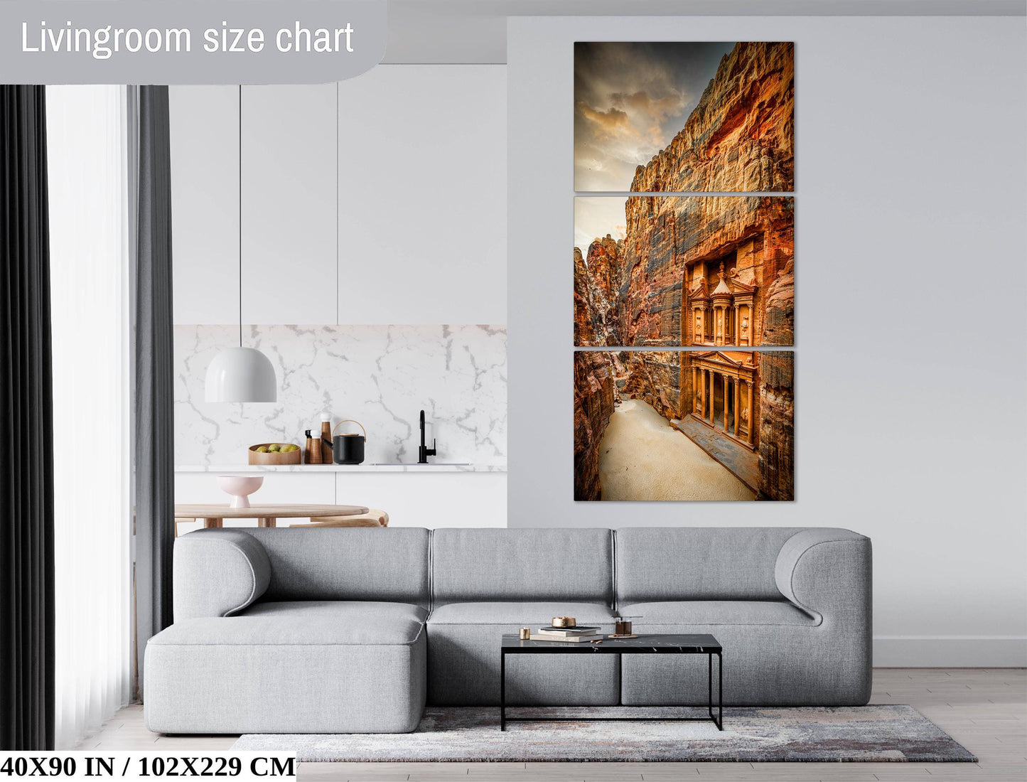 Petra Sunrise Print – Desert Fine Art Photography with Rose City Wall Art