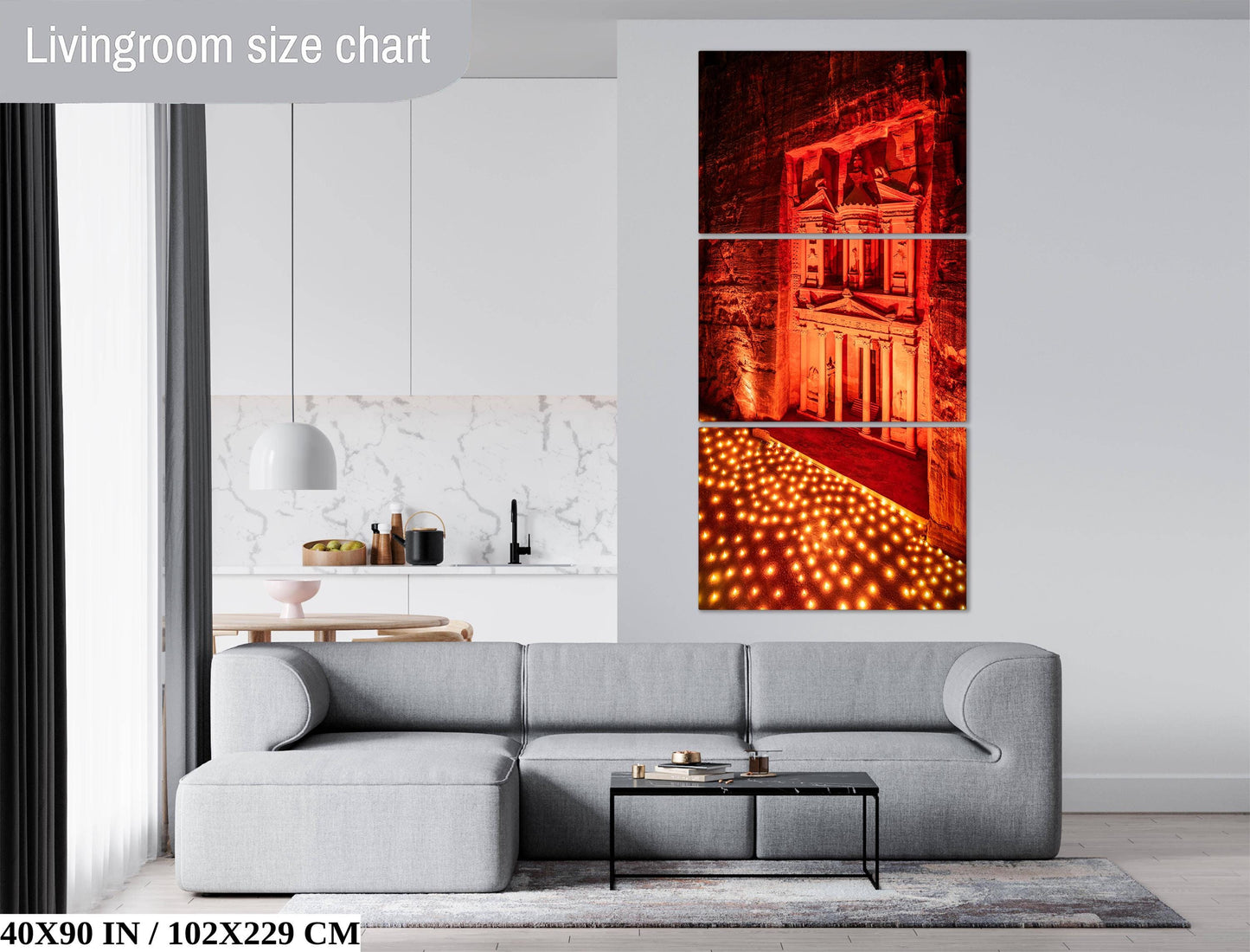 Petra Candlelight Print – Desert Fine Art | Rose City Photography Wall Art