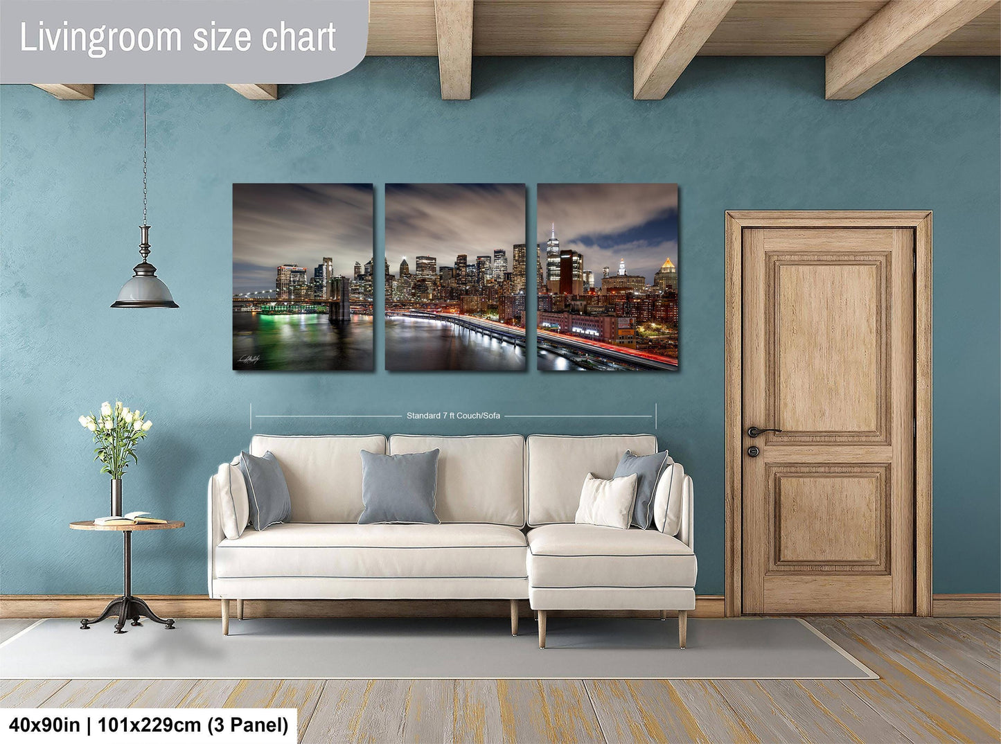 New York City Skyline Photo – Brooklyn Bridge Blue Hour Photography | Special Edition Fine Art Print