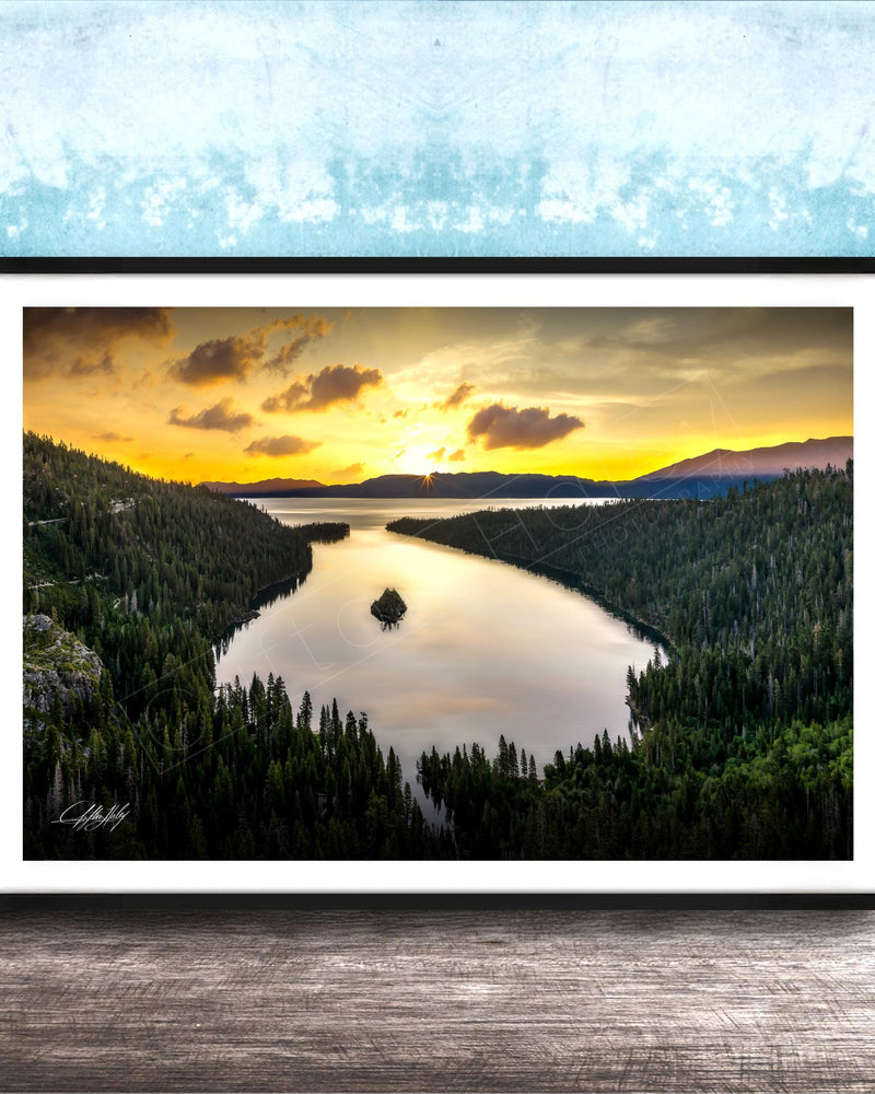 Serene Mountain Landscape | Fine Art Landscape Print - Calming Nature Wall Art