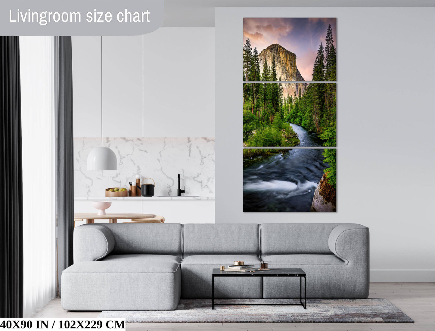 El Capitan Yosemite Print – Scenic Nature Artwork | Merced River Photo Wall Decor