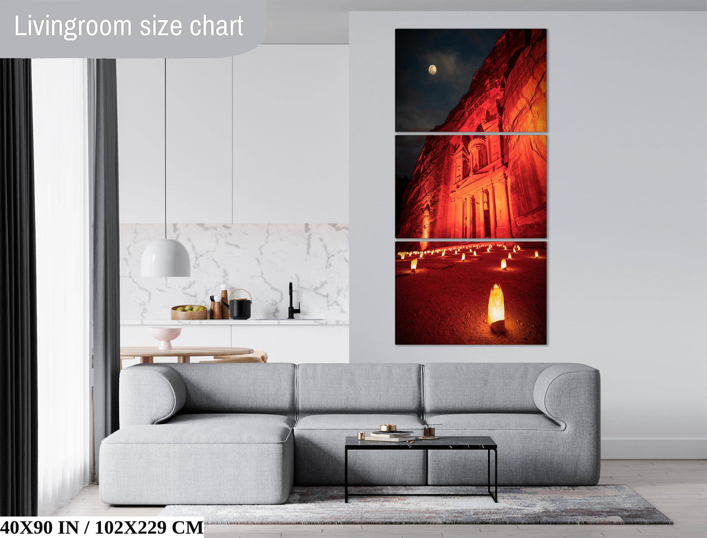 Petra Candlelight Print – Desert Fine Art Photography | Rose City Wall Art