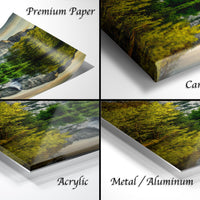 Yosemite Wall Art – Scenic Landscape Print Featuring Merced River Photo