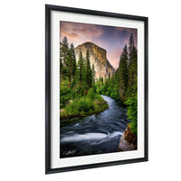El Capitan Yosemite Print – Scenic Nature Artwork | Merced River Photo Wall Decor