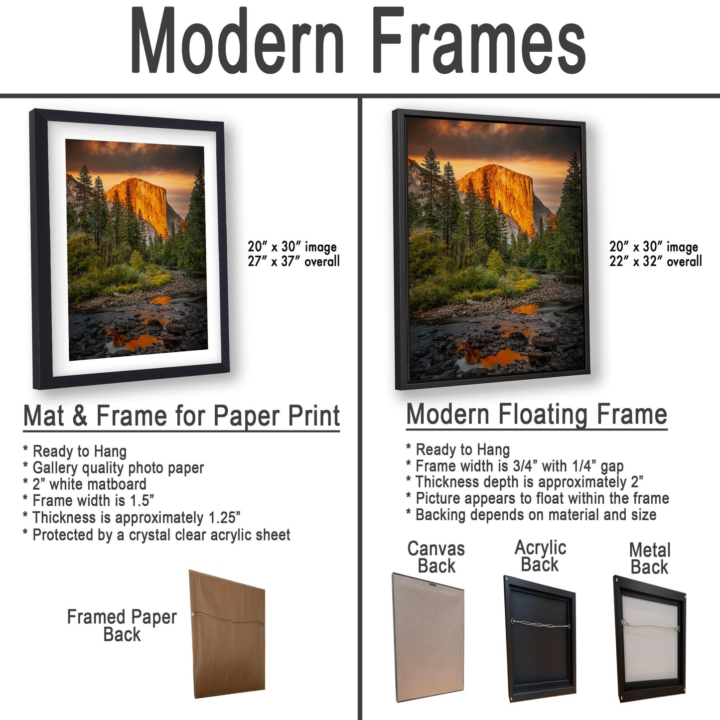 Yosemite Wall Decor – El Capitan Print on Premium Photo Paper | Scenic Landscape Art