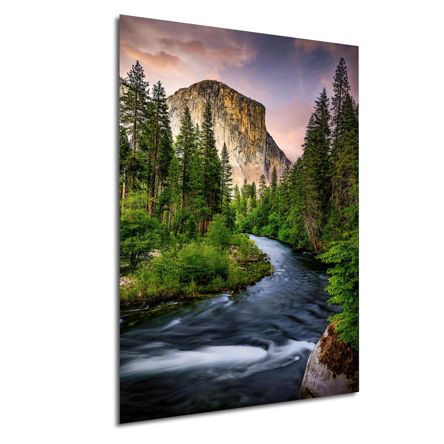El Capitan Yosemite Print – Scenic Nature Artwork | Merced River Photo Wall Decor