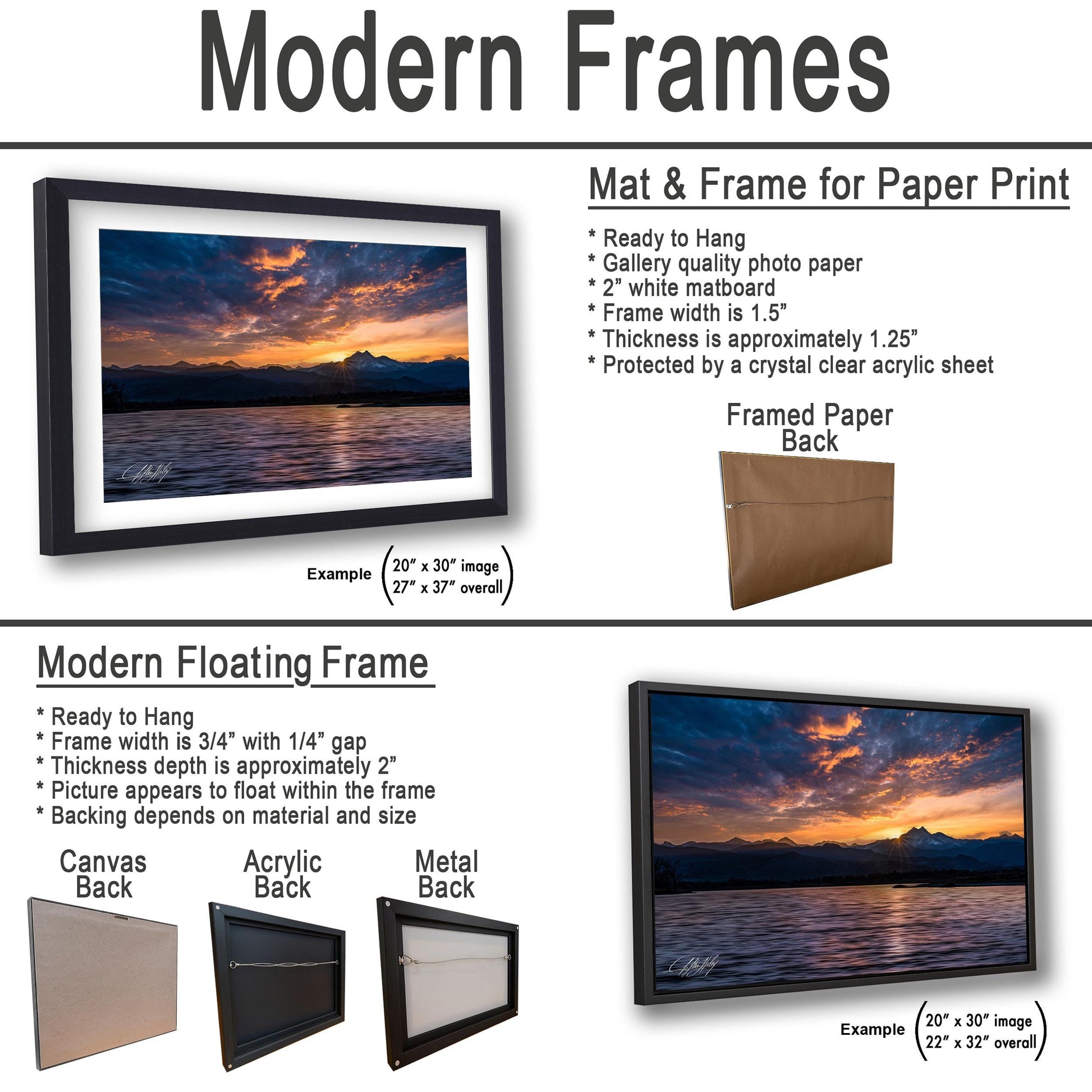 a picture of a picture of a sunset and a picture of a sunset