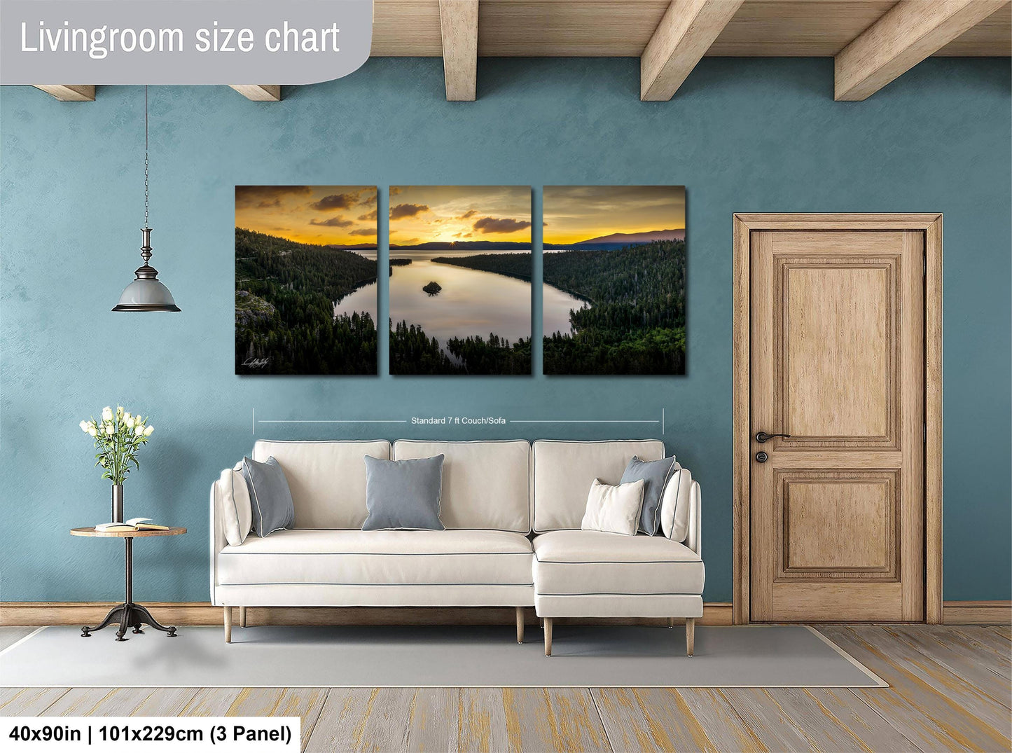 Serene Mountain Landscape | Fine Art Landscape Print - Calming Nature Wall Art