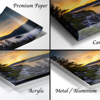 Emerald Bay Lake Print – Serene Mountain Scene With Calming Pine Tree Art