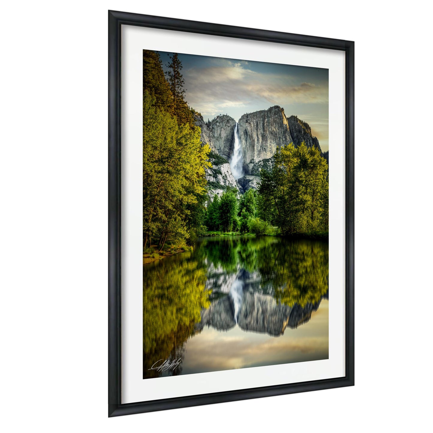 Yosemite Wall Art – Scenic Landscape Print Featuring Merced River Photo