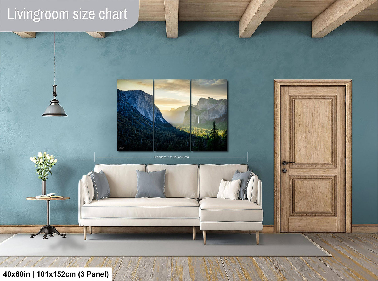 Yosemite Tunnel View Print – El Capitan Wall Art | Bridalveil Fall Poster | Sierra Nevada Photography