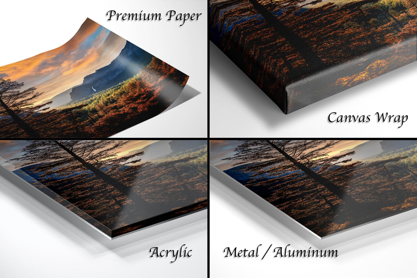 Yosemite Tunnel View Print – Half Dome Artwork with Sunrise Landscape Art