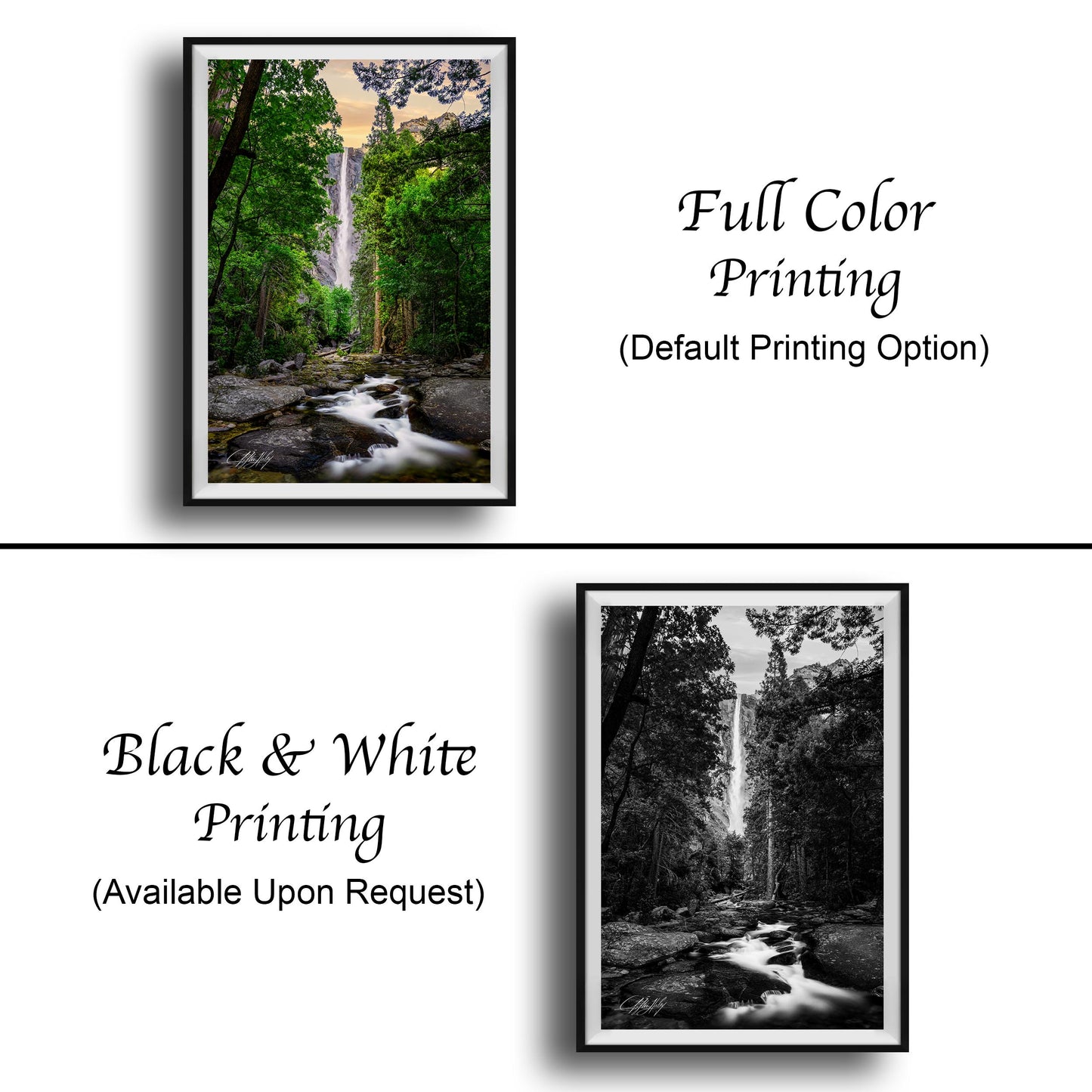 Bridal Veil Falls Art Print – Utah Waterfall Wall Art | Provo Canyon Landscape Photo