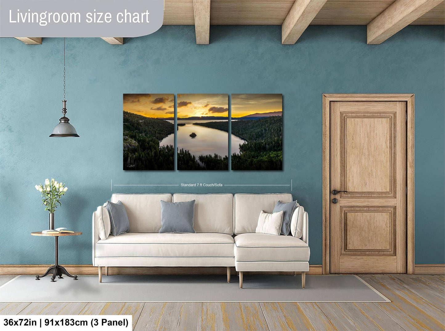 Serene Mountain Landscape | Fine Art Landscape Print - Calming Nature Wall Art