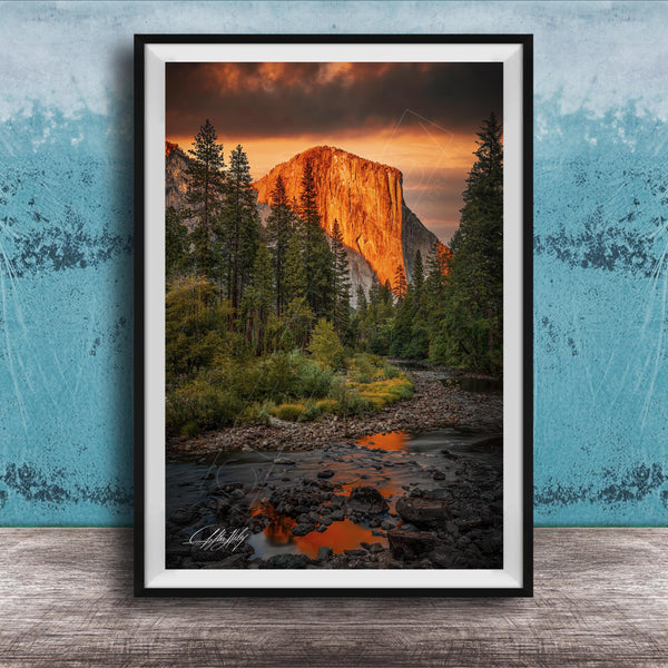 Yosemite Wall Decor – El Capitan Print on Premium Photo Paper | Scenic Landscape Art