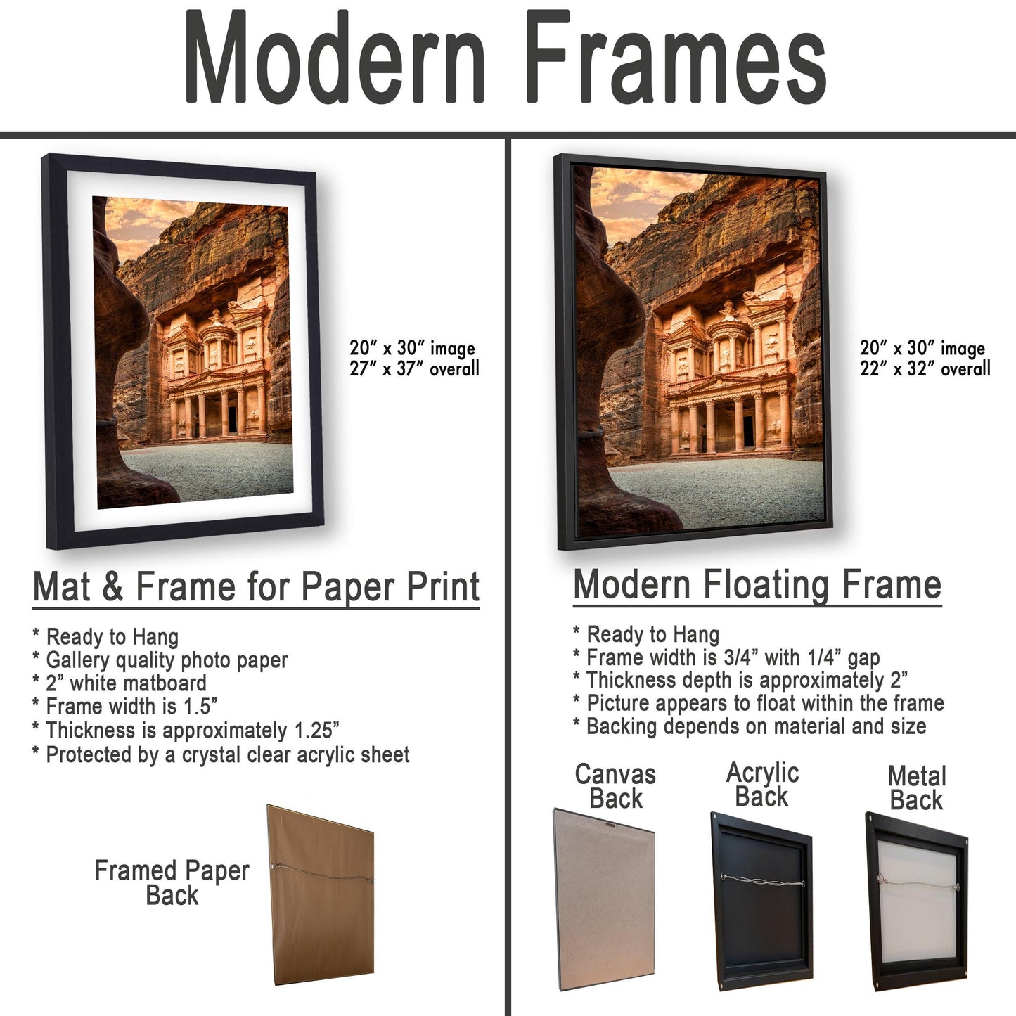 Petra Sunrise Print – Desert Fine Art Photography | Rose City Wall Art