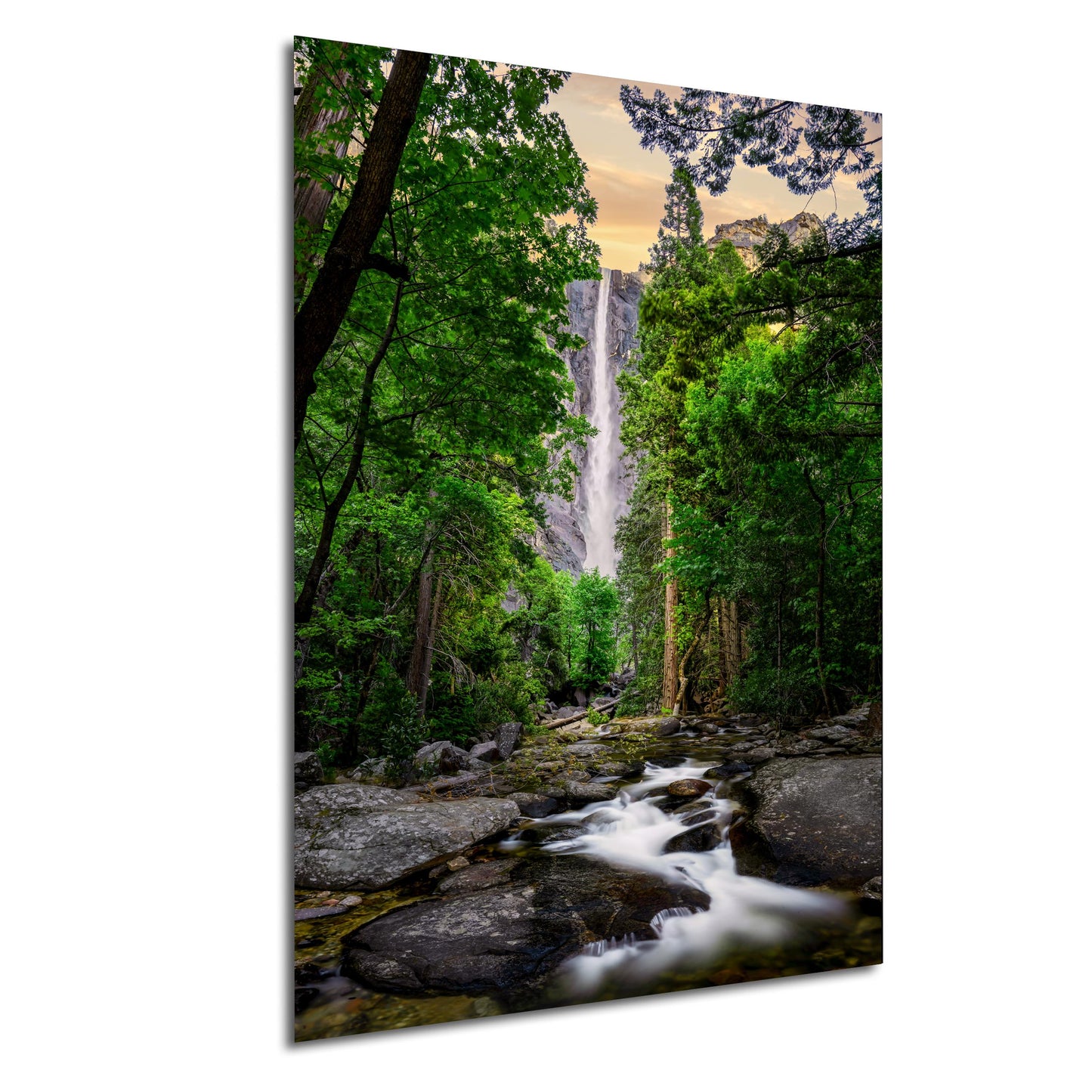 Bridal Veil Falls Art Print – Utah Waterfall Wall Art | Provo Canyon Landscape Photo