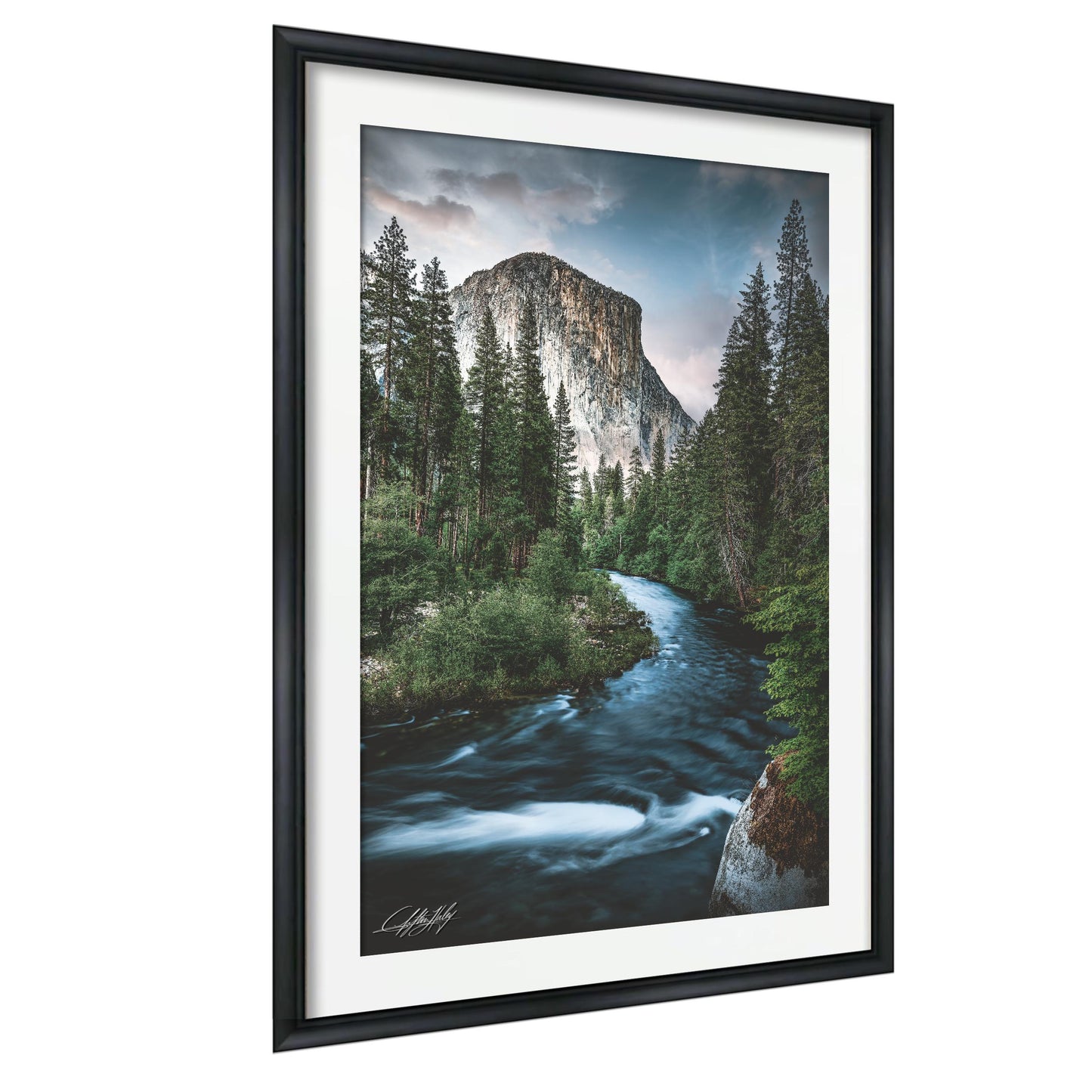 Yosemite Landscape Print – El Capitan Photo | Merced River Art & Western Wall Decor