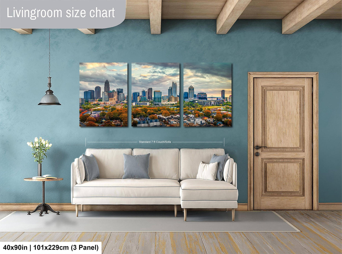 Charlotte skyline wall art, Carolina Panthers stadium print, sunset drone city photo, Charlotte NC football decor, Uptown Charlotte photograph, urban autumn skyline art, Bank of America stadium aerial, Charlotte NC sports wall art, Southern cityscape at dusk, inspirational Queen City skyline