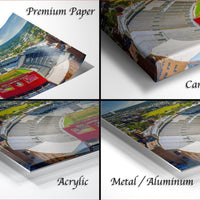 Florida State stadium art, Doak Campbell mid day photo, Seminole tradition print, FSU football wall decor, Unconquered aerial image, Fear the Spear art, college stadium Florida print, Tallahassee university photo, FSU campus fine art, Seminole Nation landscape