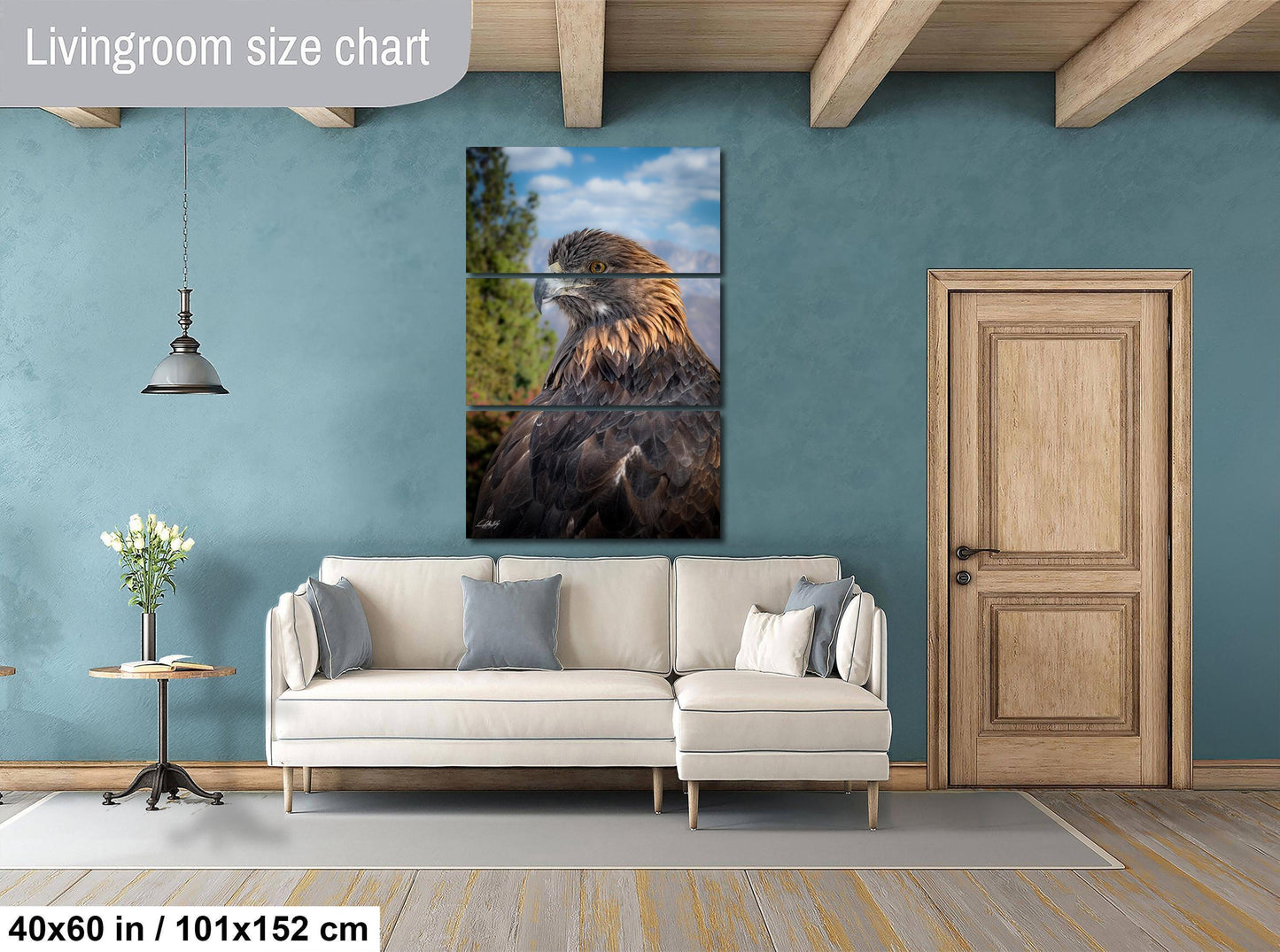 Red-Tail Hawk Photo - Soaring Hawk Print | Wildlife Wall Decor Art