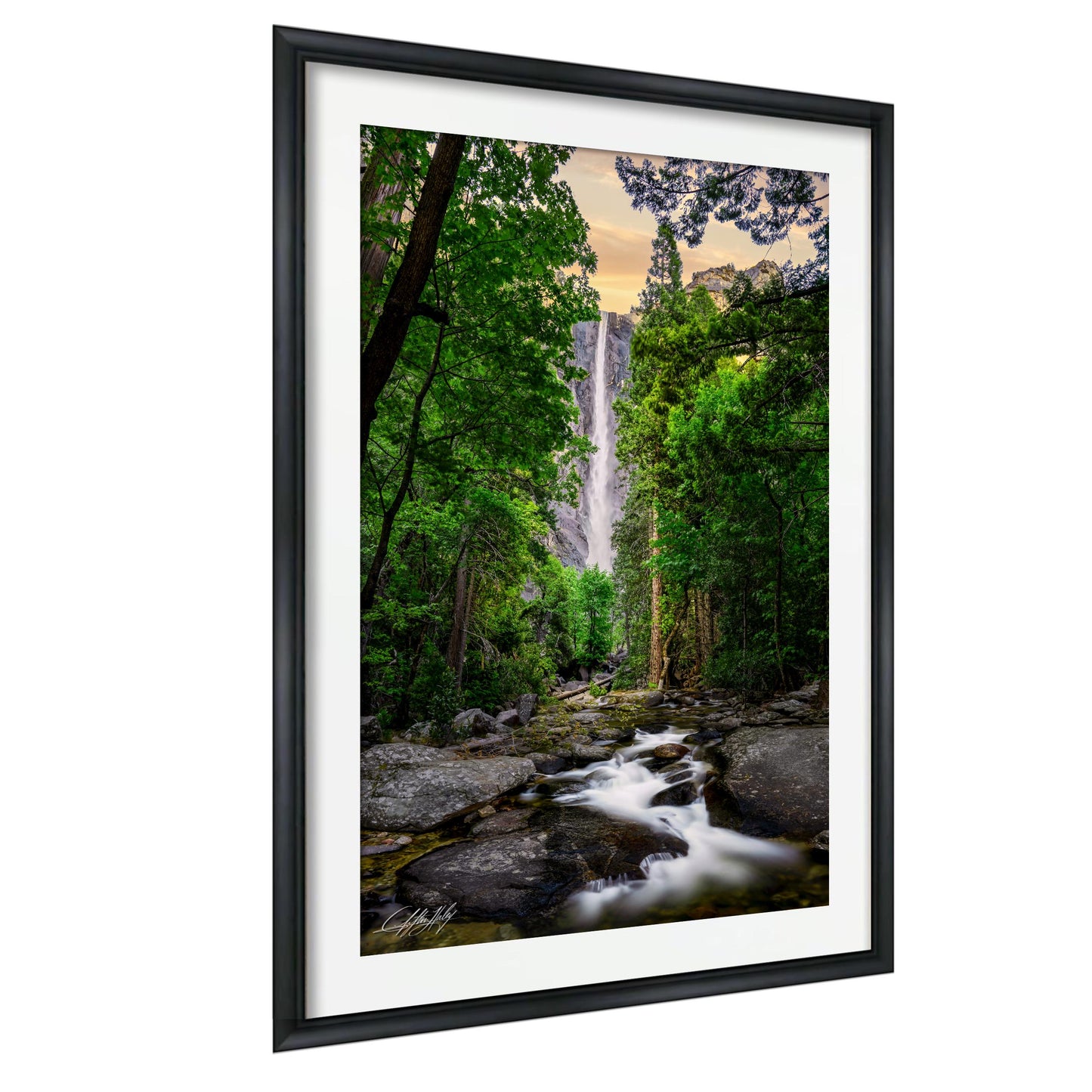 Bridal Veil Falls Art Print – Utah Waterfall Wall Art | Provo Canyon Landscape Photo