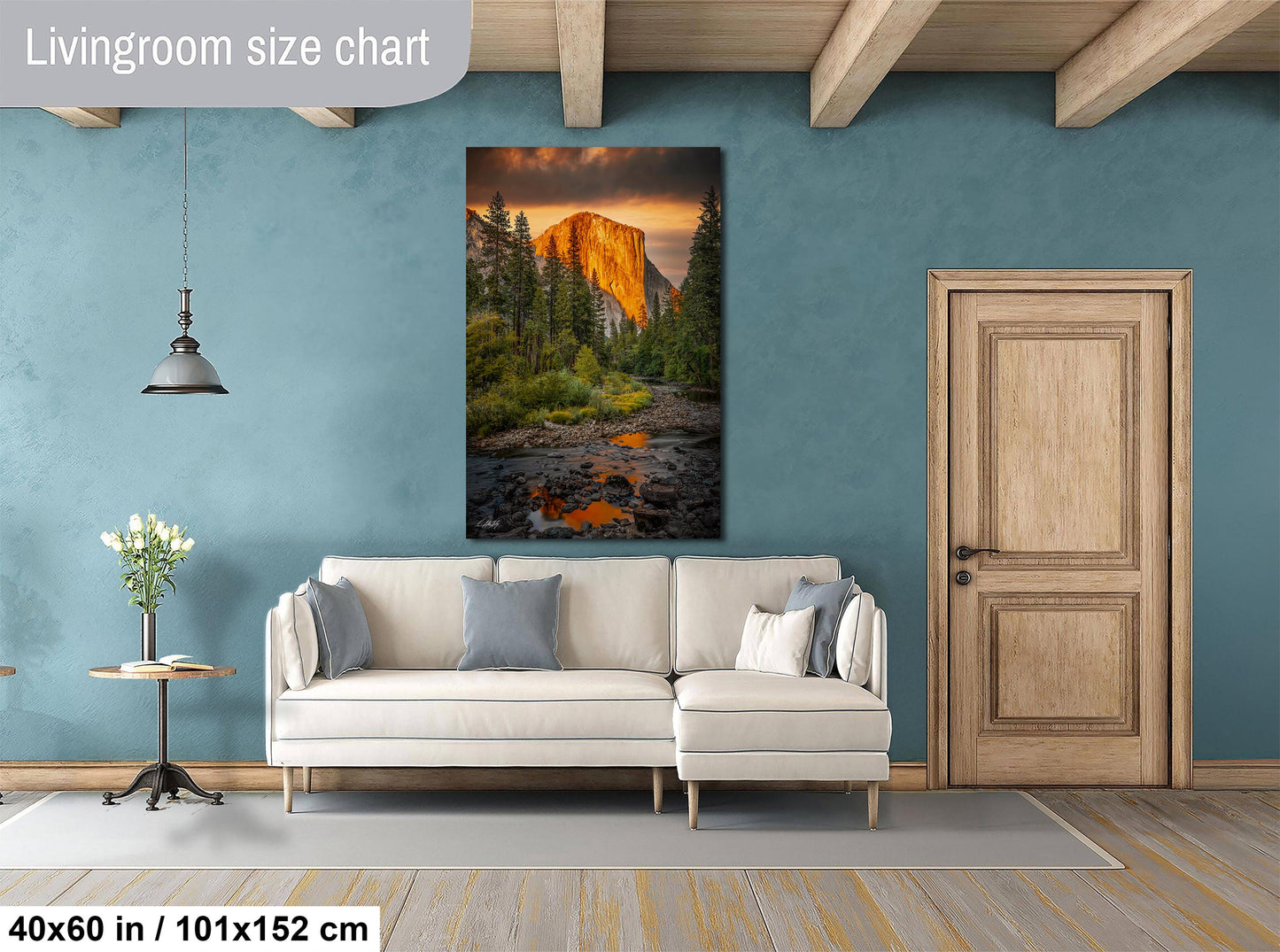 Yosemite Wall Decor – El Capitan Print on Premium Photo Paper | Scenic Landscape Art