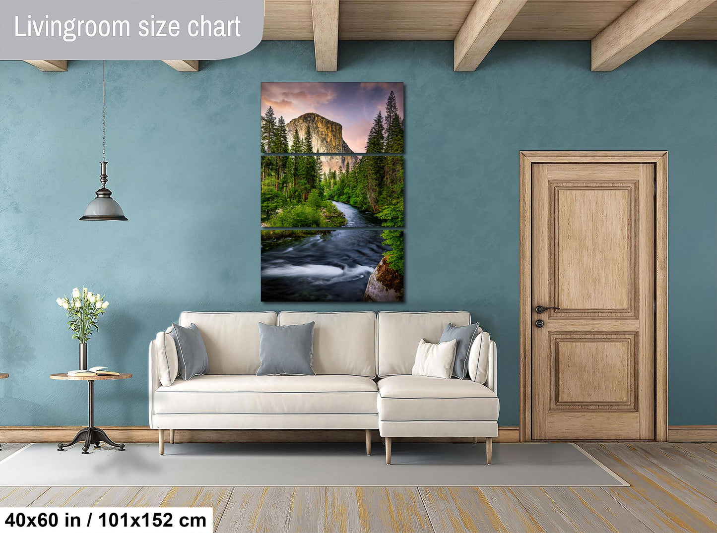 El Capitan Yosemite Print – Scenic Nature Artwork | Merced River Photo Wall Decor