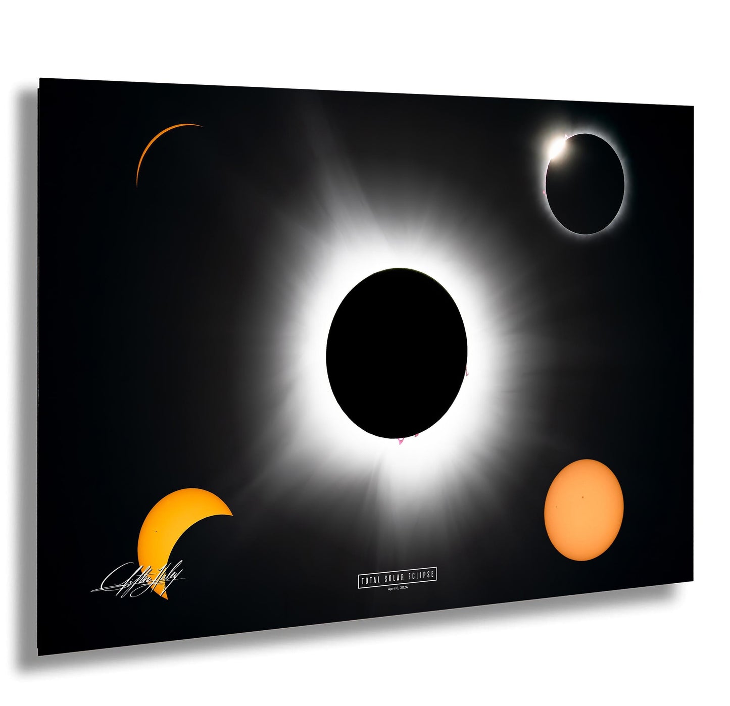 a solar eclipse, with the moon partially obscuring the sun, creating a dramatic and awe-inspiring celestial event.