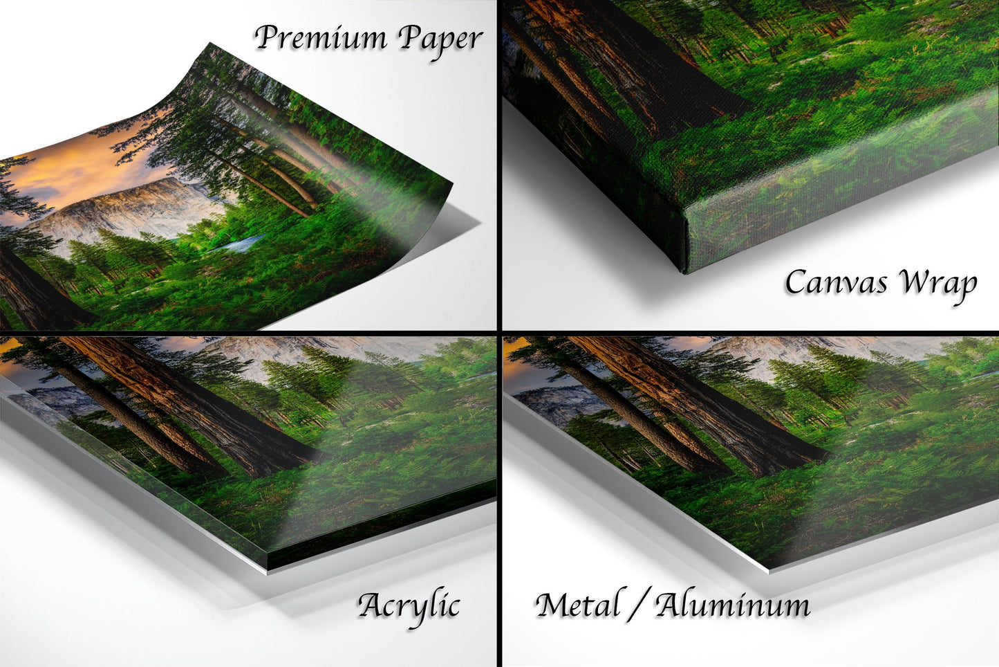 Yosemite Landscape Print – El Capitan Photography | Merced River Sunrise Wall Decor