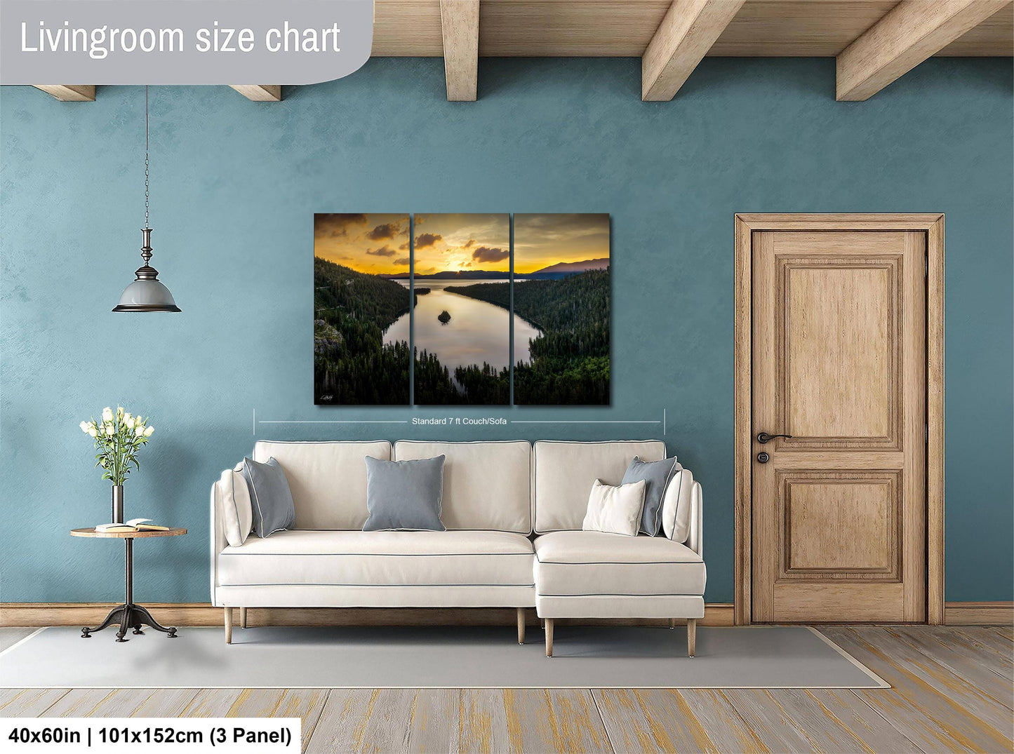 Serene Mountain Landscape | Fine Art Landscape Print - Calming Nature Wall Art