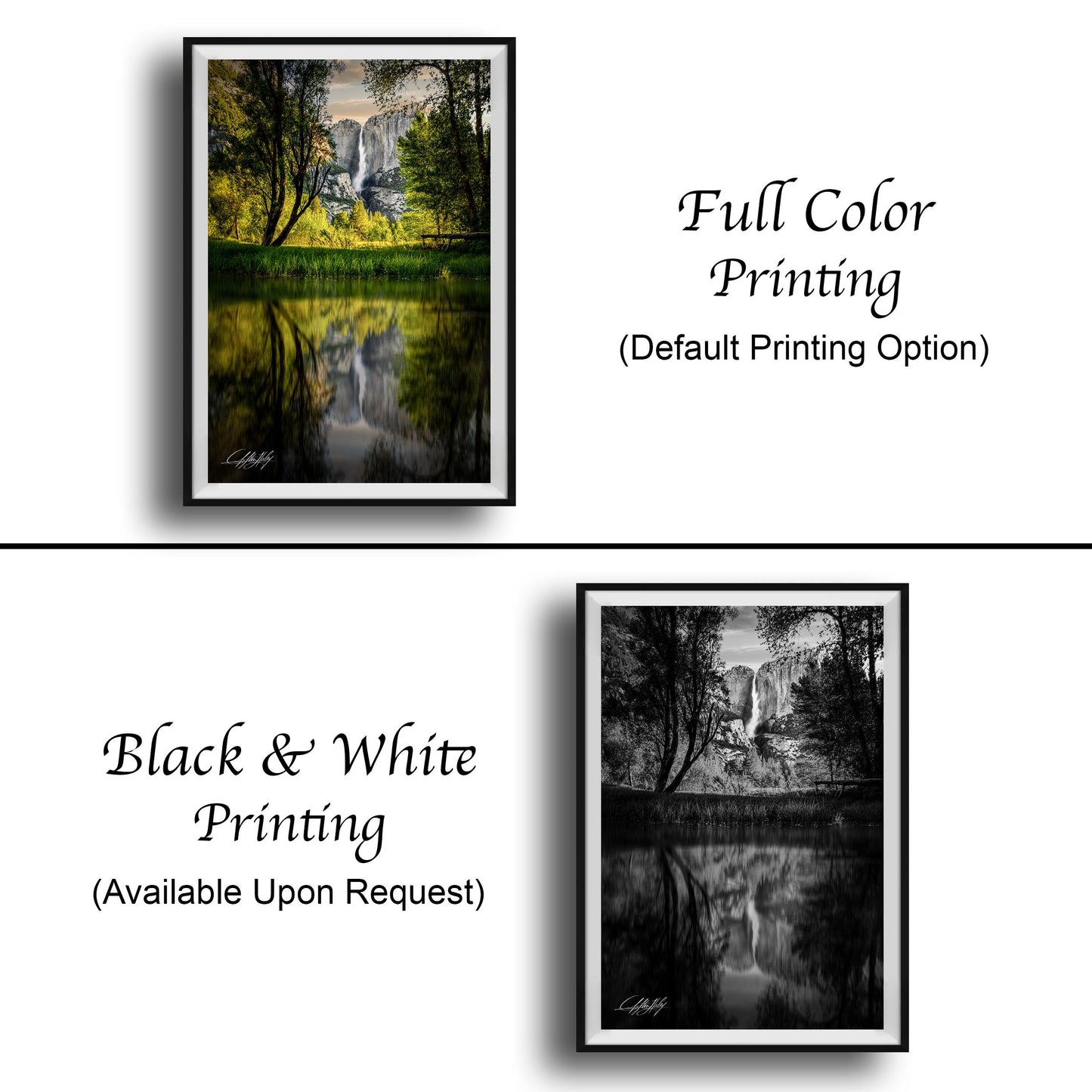 Yosemite National Park Print - Merced River Landscape | Sunrise Colors Artwork