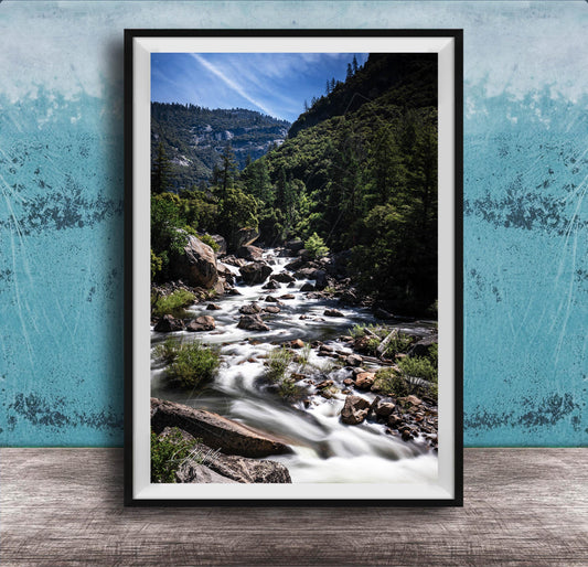 Yosemite National Park Print – Merced River Sunrise Fine Art Photography Wall Art