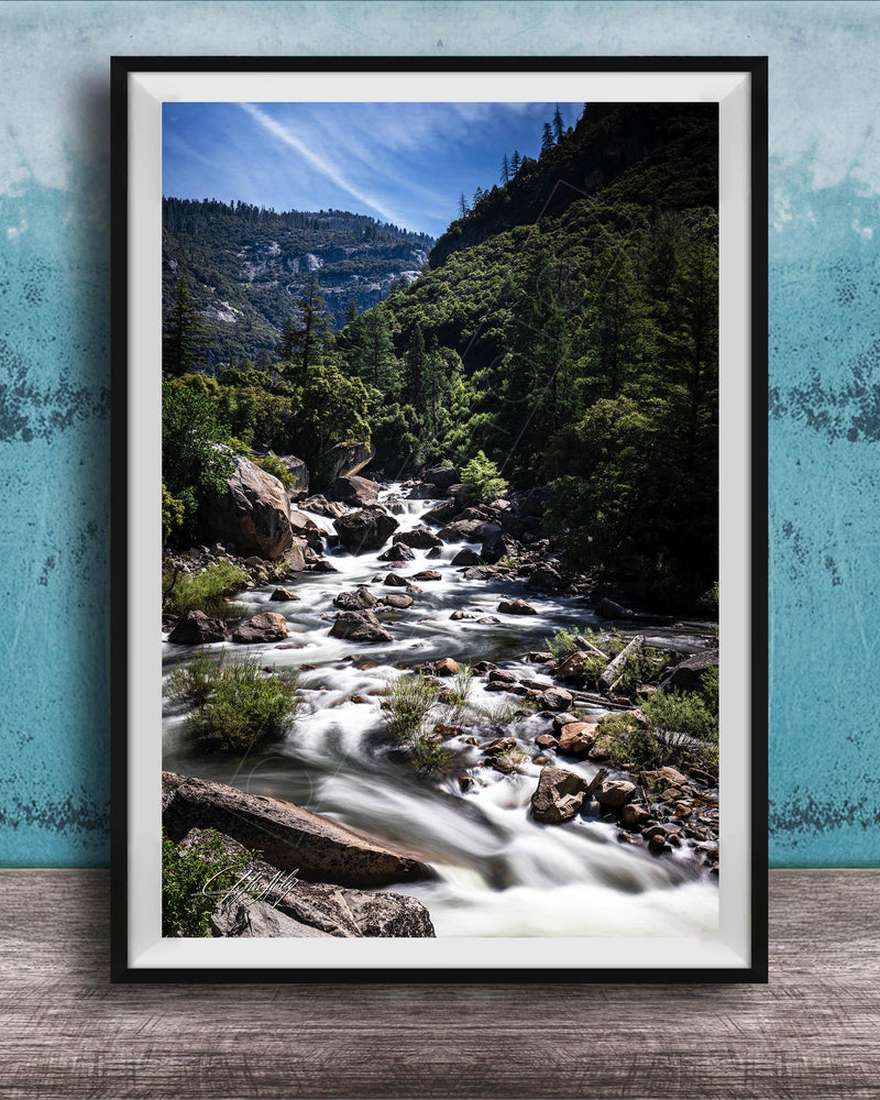 Yosemite National Park Print – Merced River Sunrise Fine Art Photography Wall Art
