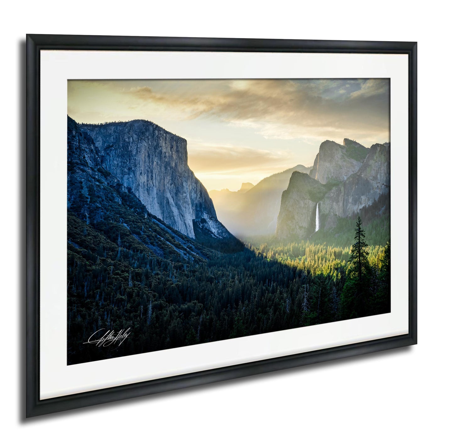 Yosemite Tunnel View Print – El Capitan Wall Art | Bridalveil Fall Poster | Sierra Nevada Photography