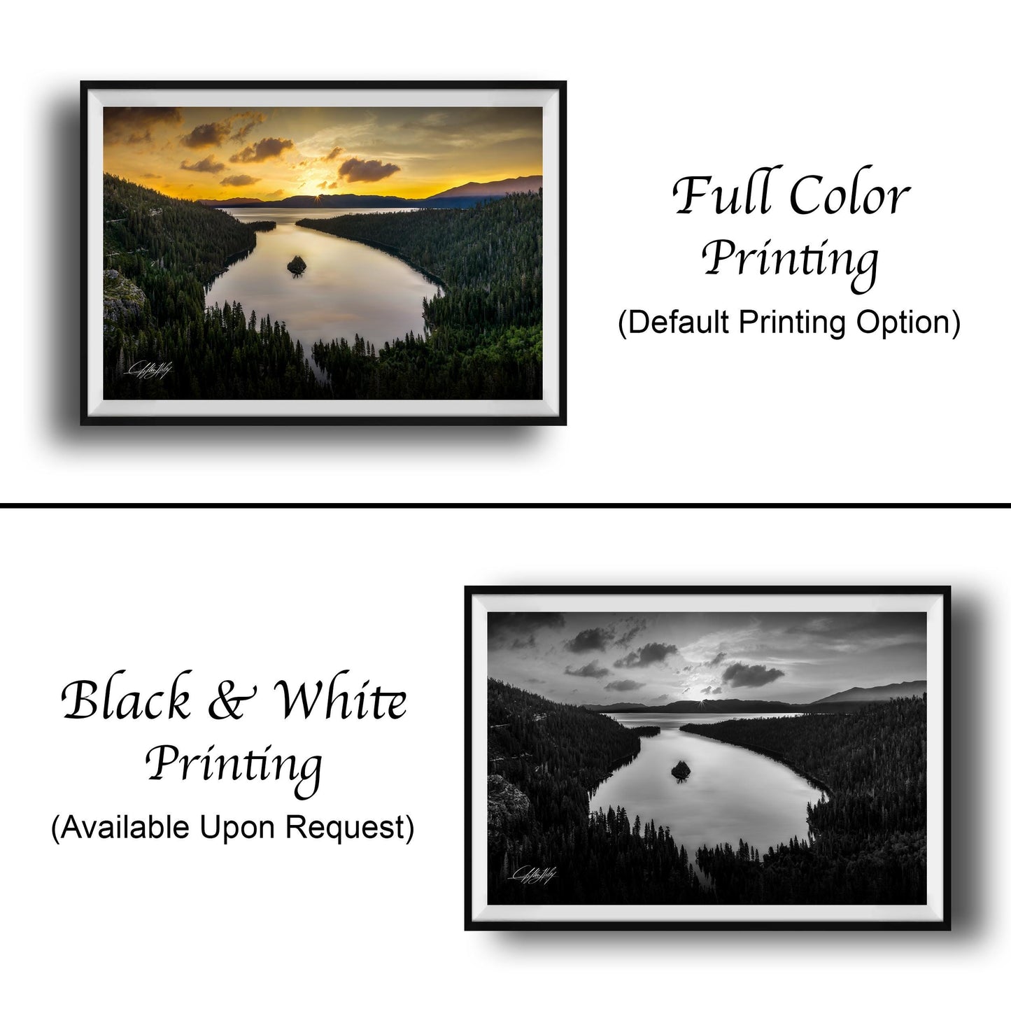 Serene Mountain Landscape | Fine Art Landscape Print - Calming Nature Wall Art