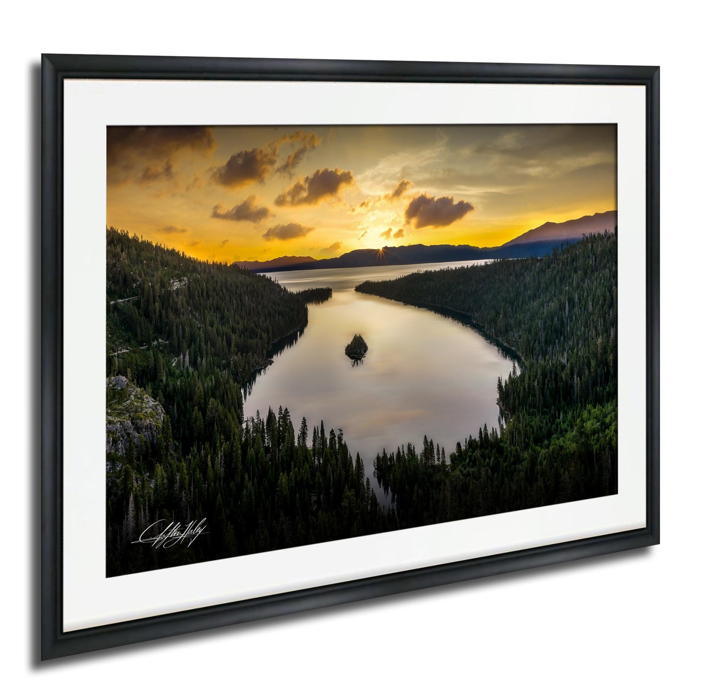 Serene Mountain Landscape | Fine Art Landscape Print - Calming Nature Wall Art