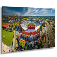 Florida State stadium art, Doak Campbell mid day photo, Seminole tradition print, FSU football wall decor, Unconquered aerial image, Fear the Spear art, college stadium Florida print, Tallahassee university photo, FSU campus fine art, Seminole Nation landscape